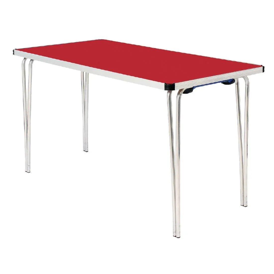 DM949 Gopak Contour Folding Table Red 4ft - JD Catering Equipment Solutions Ltd