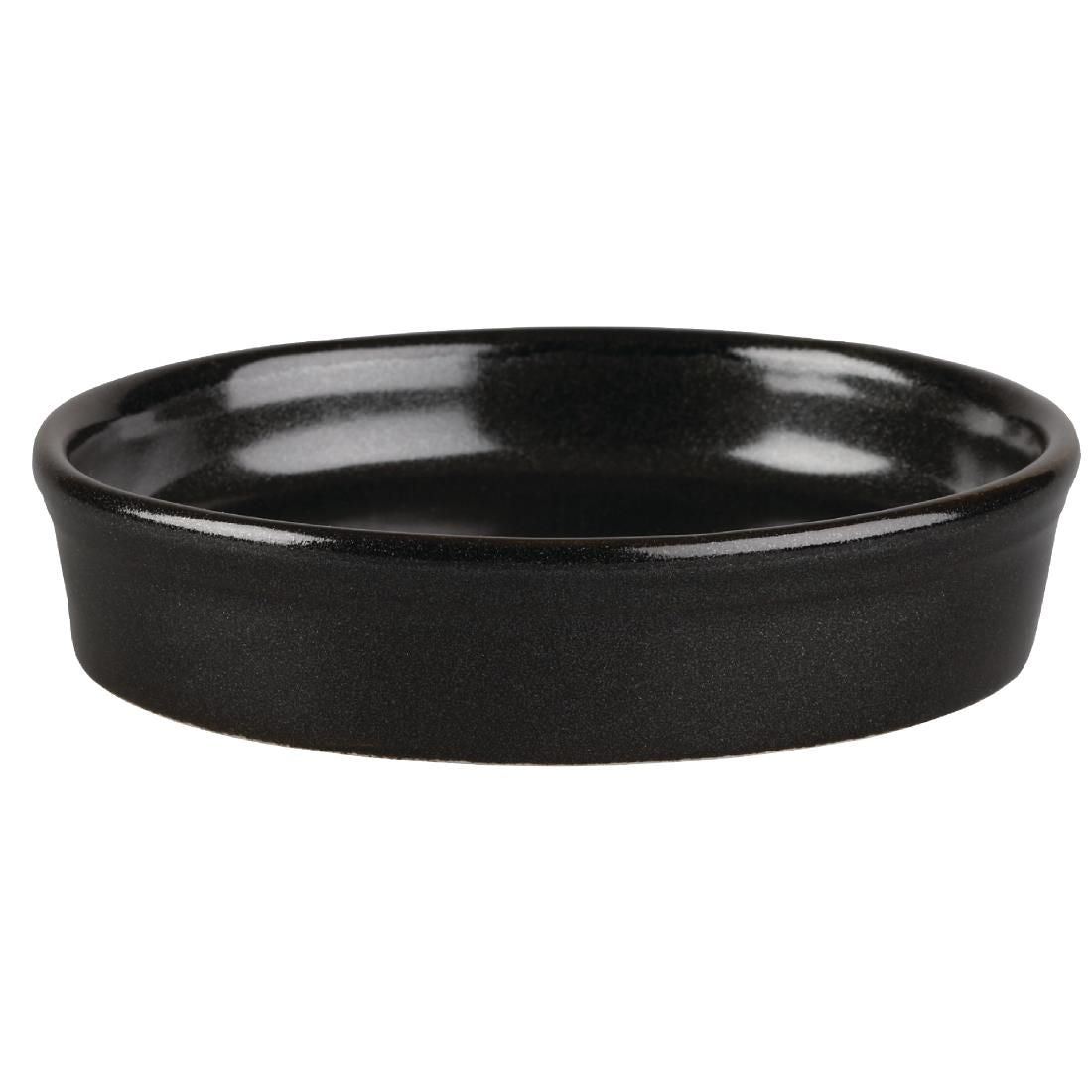 DN507 Churchill Mediterranean Mezze Dishes Black 110mm (Pack of 12) JD Catering Equipment Solutions Ltd