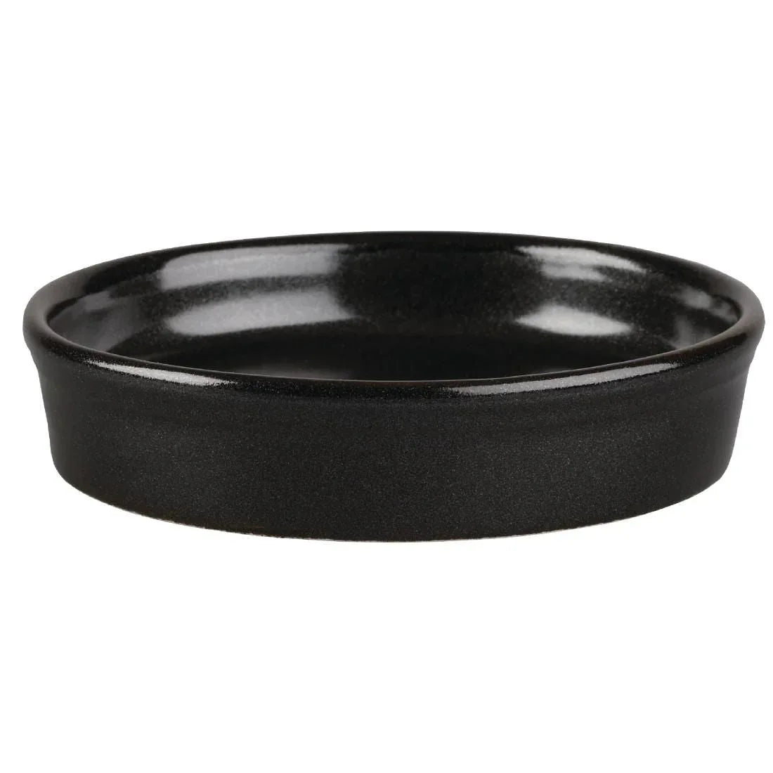 DN507 Churchill Mediterranean Mezze Dishes Black 110mm (Pack of 12) - JD Catering Equipment Solutions Ltd