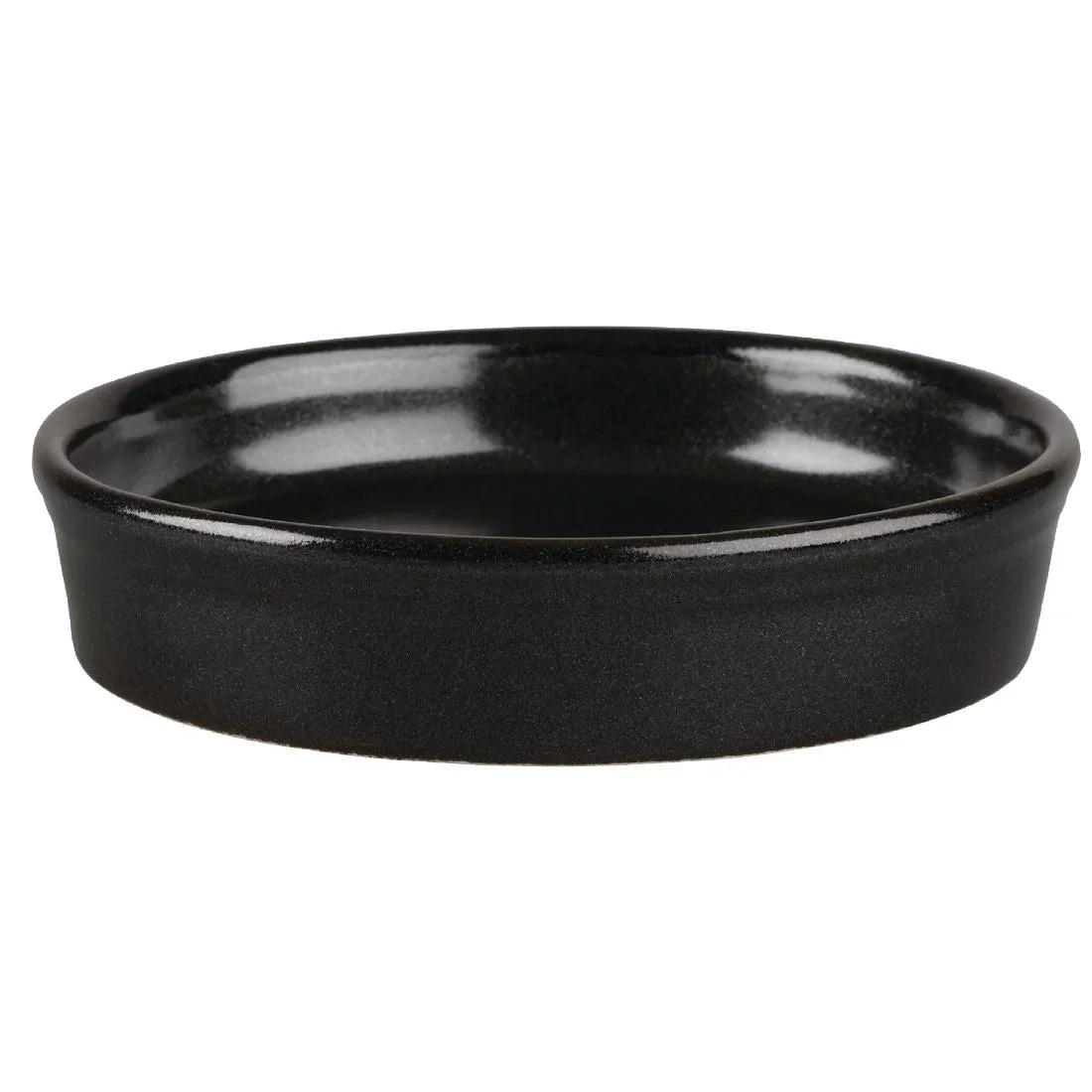 DN507 Churchill Mediterranean Mezze Dishes Black 110mm (Pack of 12) - JD Catering Equipment Solutions Ltd