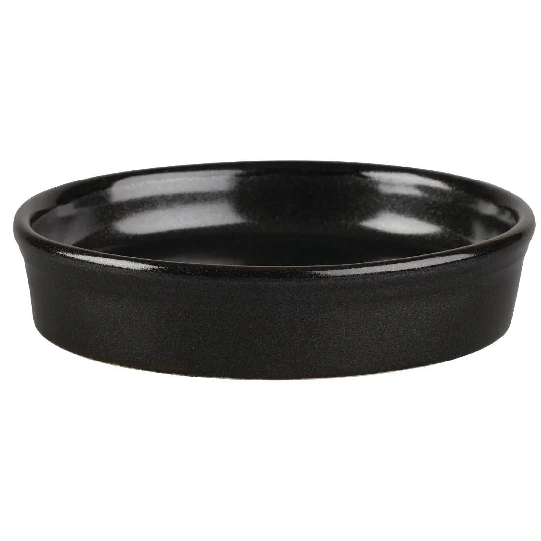DN509 Churchill Mediterranean Mezze Dishes Black 127mm (Pack of 12) - JD Catering Equipment Solutions Ltd
