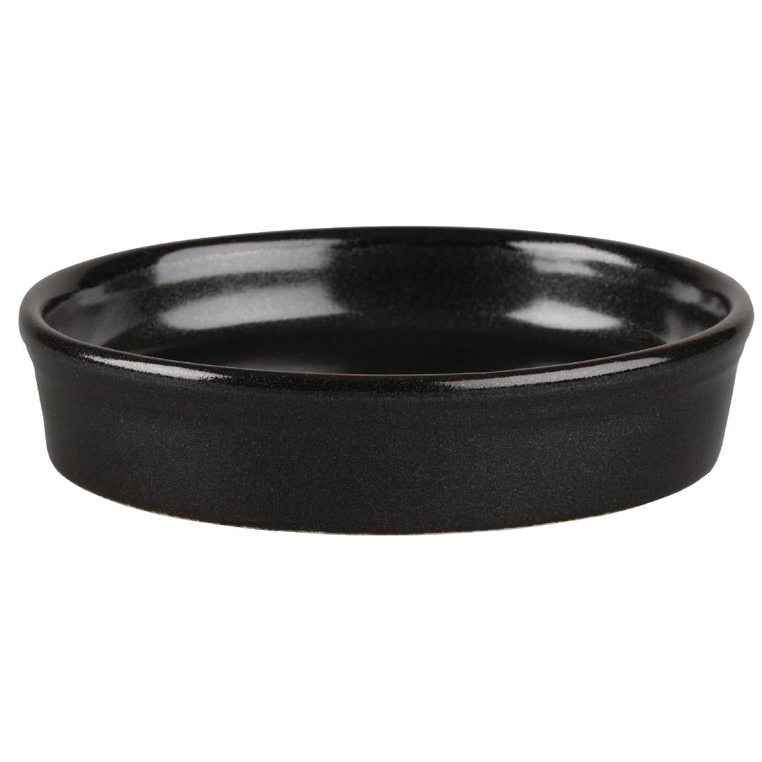 DN509 Churchill Mediterranean Mezze Dishes Black 127mm (Pack of 12) JD Catering Equipment Solutions Ltd