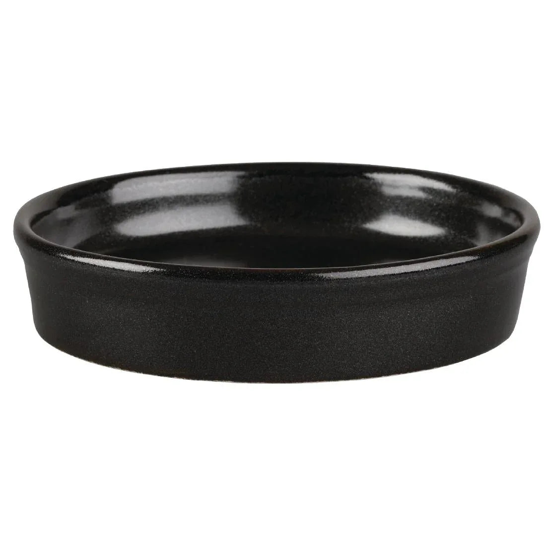 DN509 Churchill Mediterranean Mezze Dishes Black 127mm (Pack of 12) - JD Catering Equipment Solutions Ltd