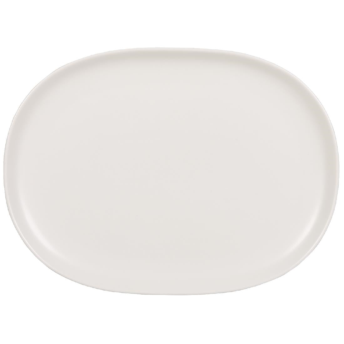 DN519 Churchill Alchemy Moonstone Oval Plates 355mm (Pack of 6) JD Catering Equipment Solutions Ltd