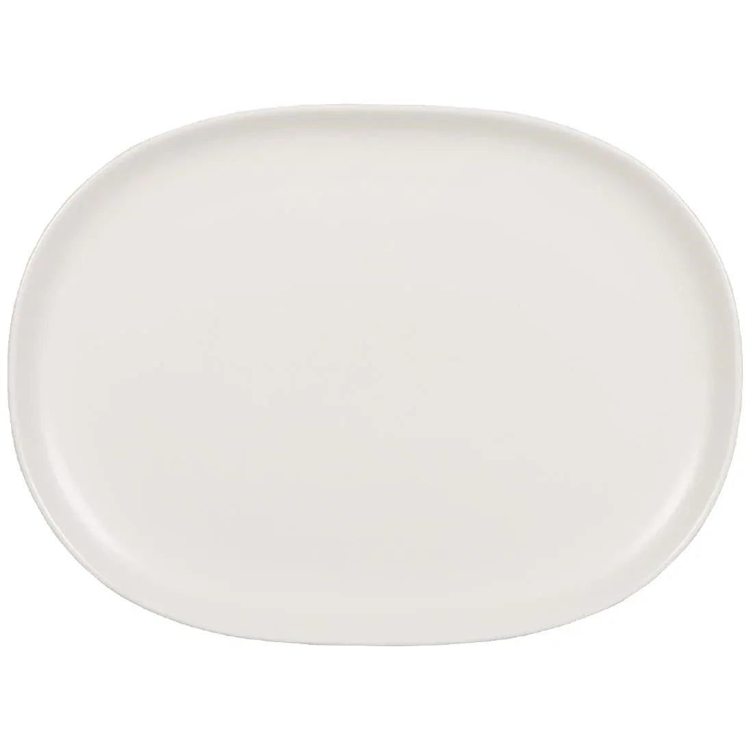 DN519 Churchill Alchemy Moonstone Oval Plates 355mm (Pack of 6) - JD Catering Equipment Solutions Ltd