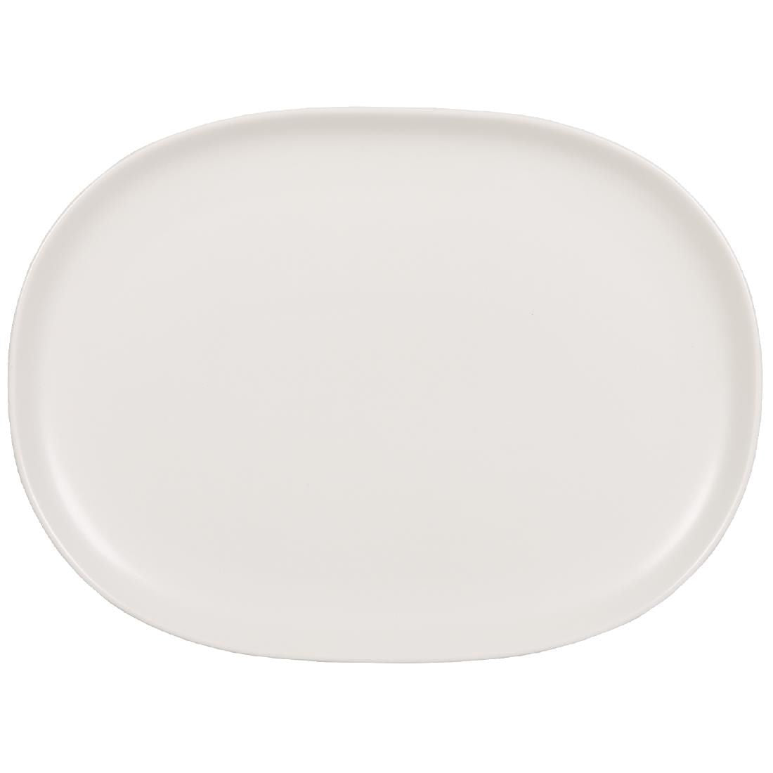 DN519 Churchill Alchemy Moonstone Oval Plates 355mm (Pack of 6) JD Catering Equipment Solutions Ltd