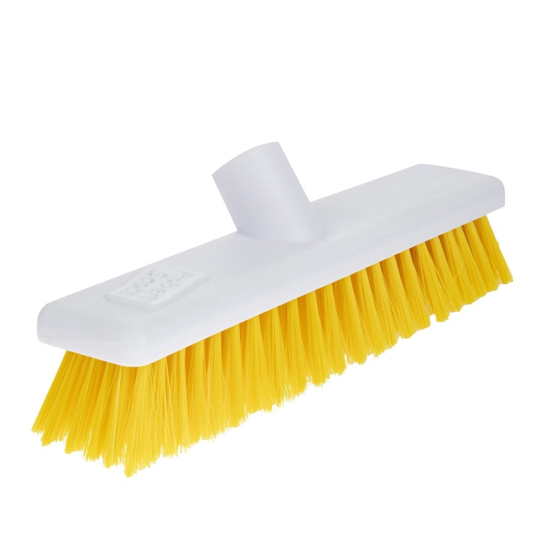 DN831 Jantex Hygiene Broom Soft Bristle Yellow 12in JD Catering Equipment Solutions Ltd