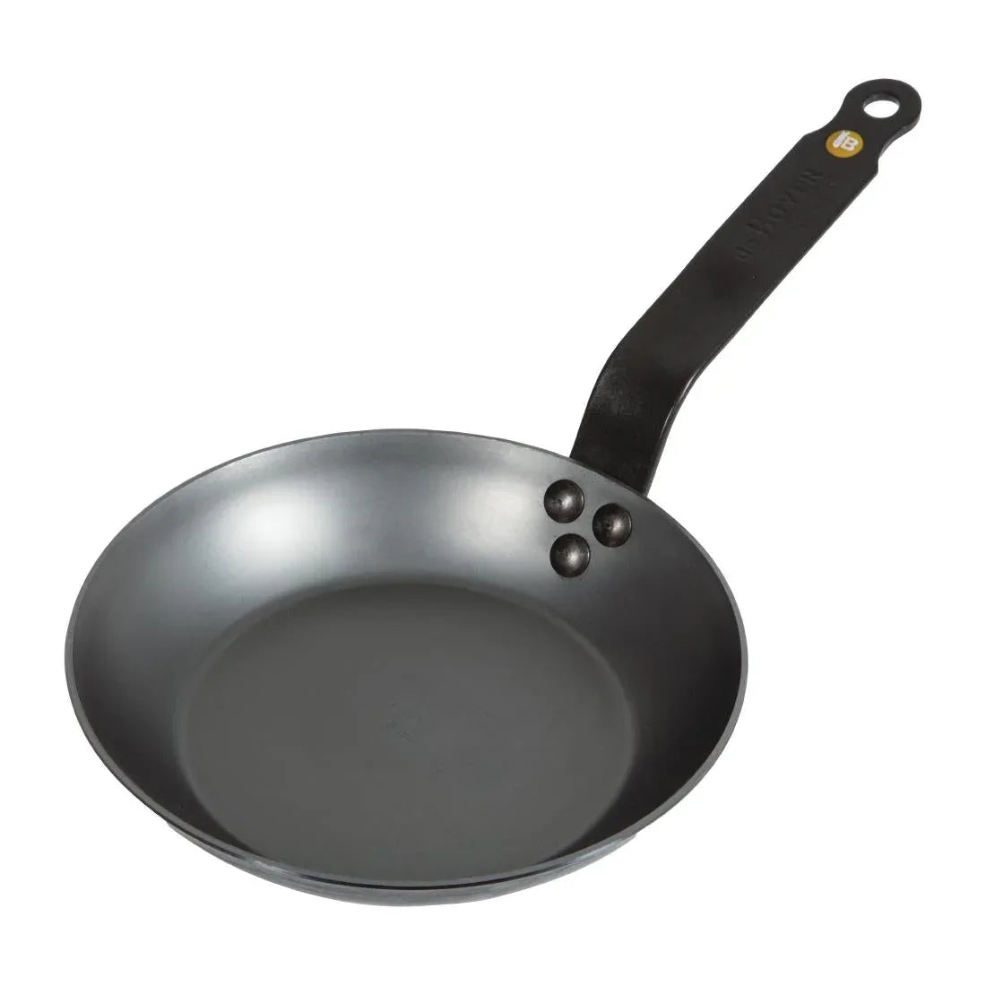 DN896 De Buyer Mineral B Black Iron Induction Frying Pan 200mm - JD Catering Equipment Solutions Ltd