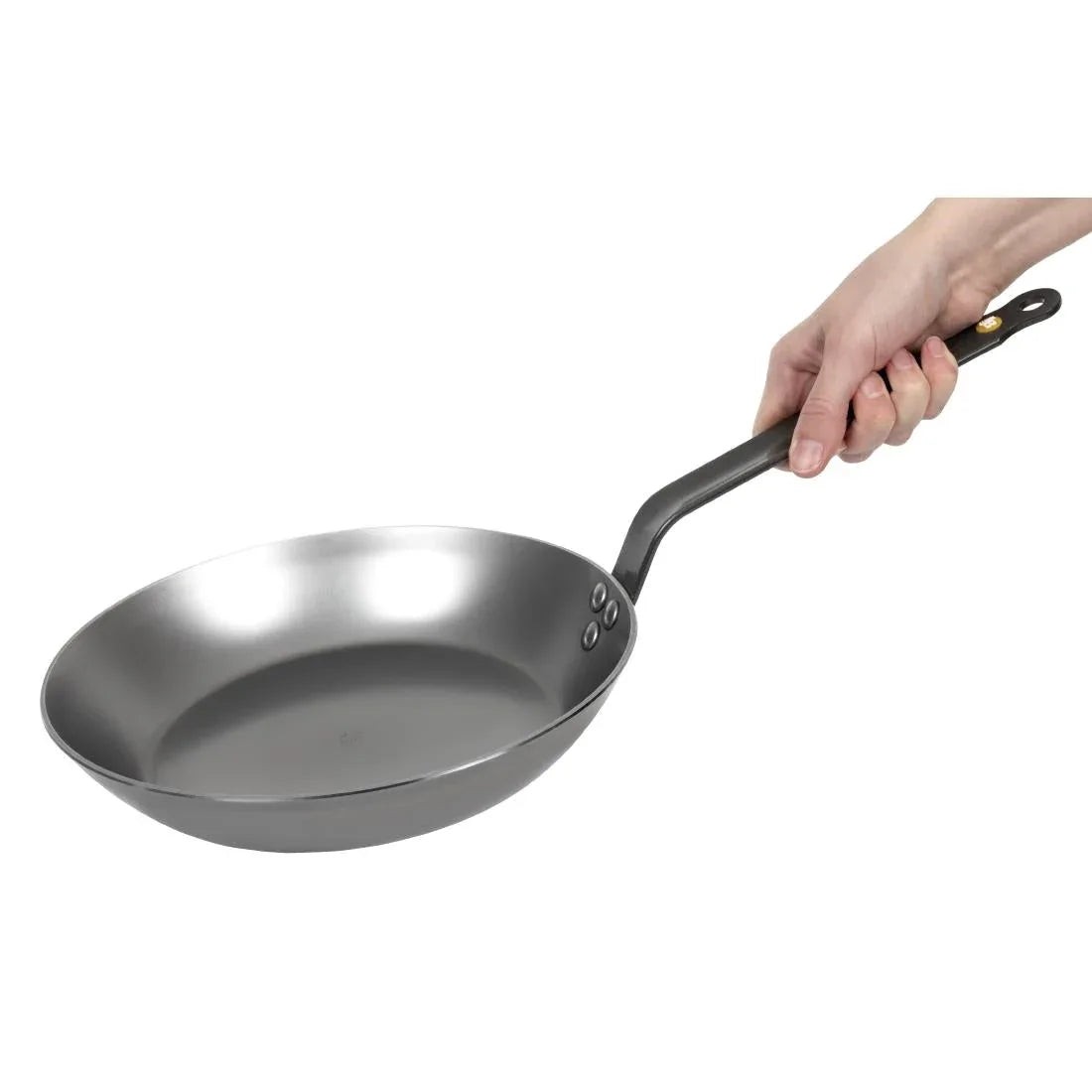 DN898 De Buyer Mineral B Black Iron Induction Frying Pan 260mm - JD Catering Equipment Solutions Ltd