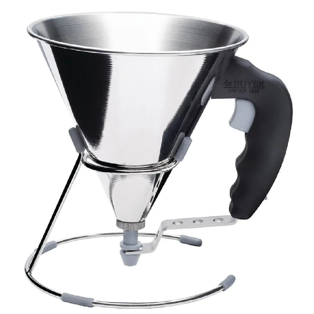 DN905 De Buyer Mini Automatic Piston Funnel 0.8ltr - JD Catering Equipment Solutions Ltd