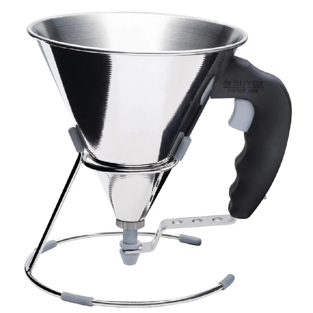 DN905 De Buyer Mini Automatic Piston Funnel 0.8ltr - JD Catering Equipment Solutions Ltd