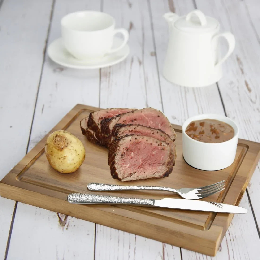 DP139 Olympia Large Acacia Steak Board - JD Catering Equipment Solutions Ltd