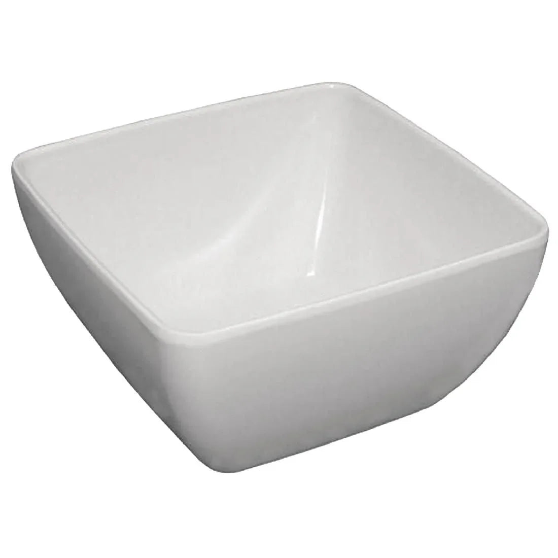 DP144 Curved White Melamine Bowl 8in - JD Catering Equipment Solutions Ltd