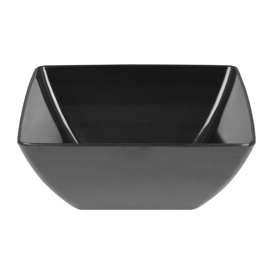 DP147 Curved Black Melamine Bowl 11in JD Catering Equipment Solutions Ltd