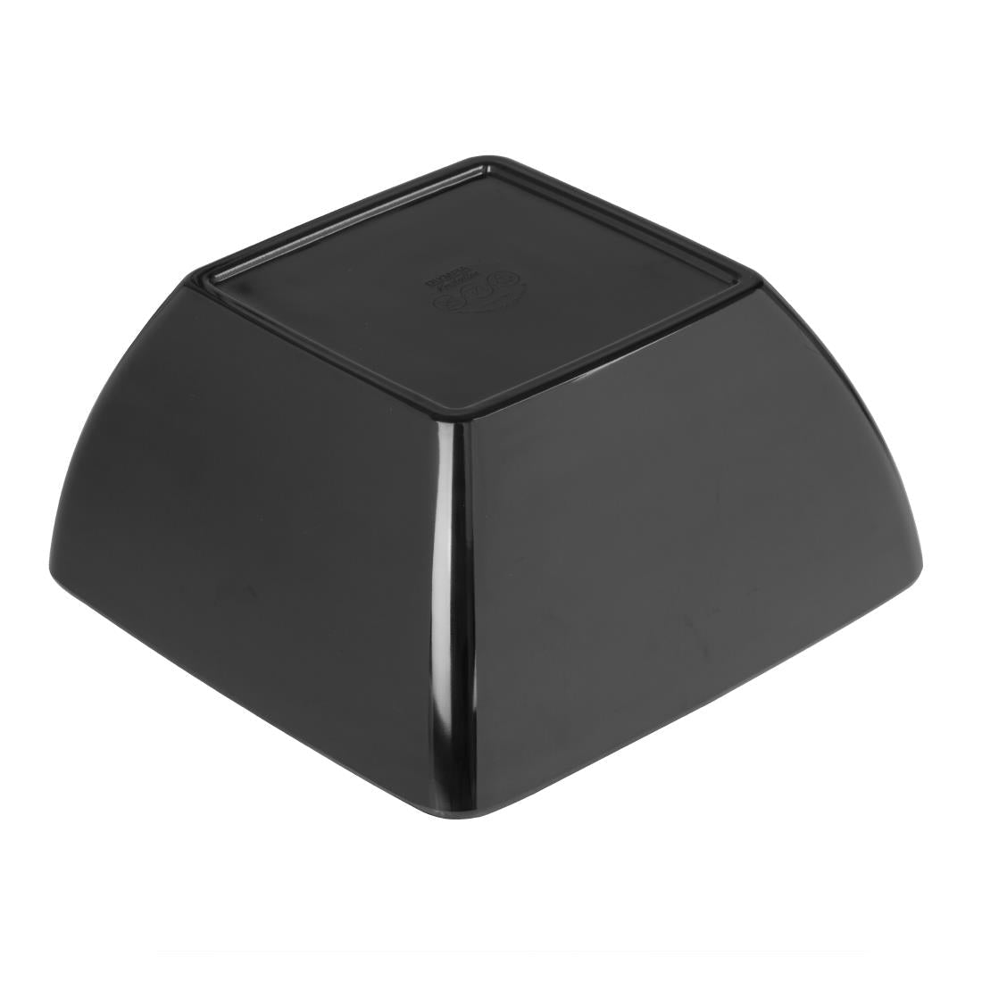 DP147 Curved Black Melamine Bowl 11in JD Catering Equipment Solutions Ltd