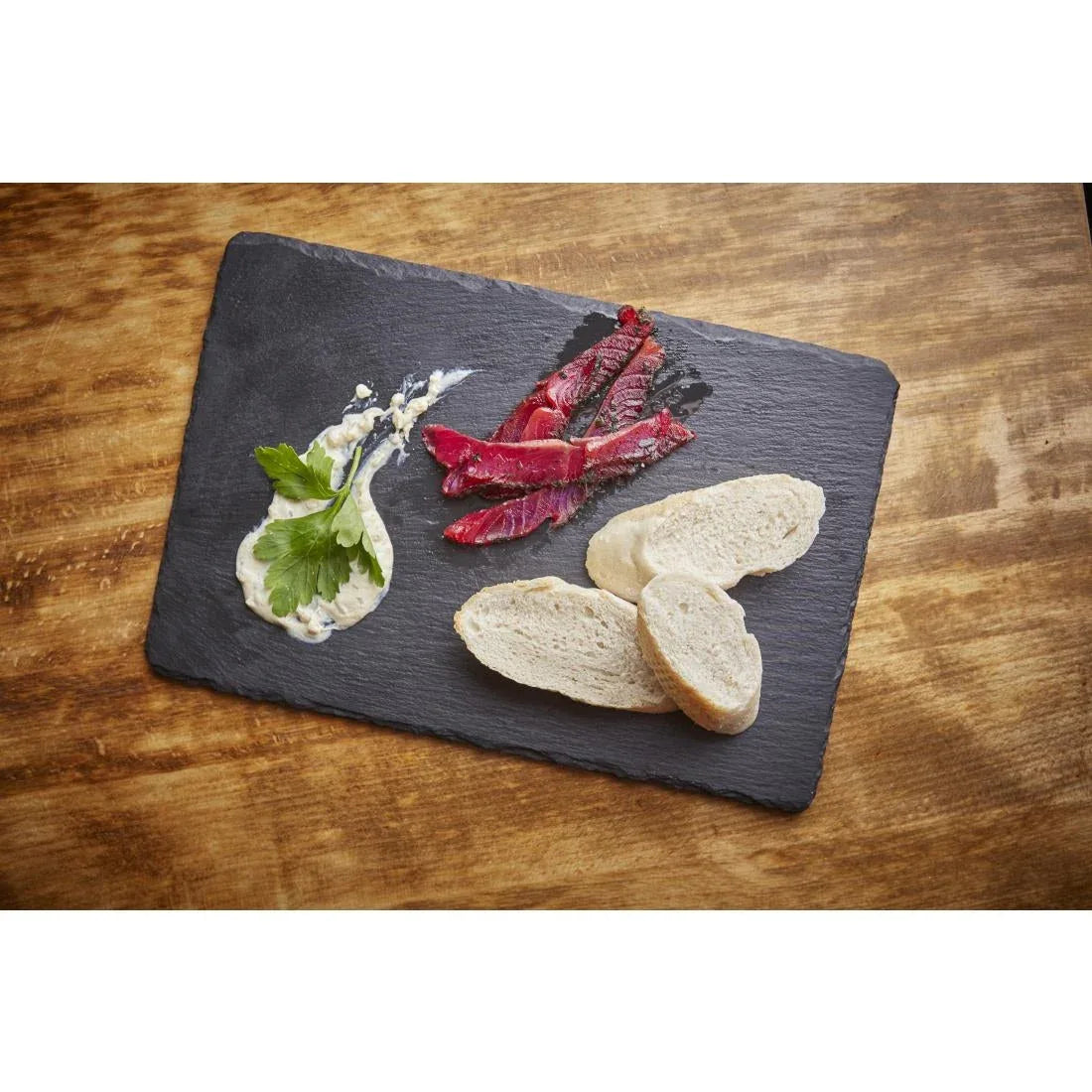 DP161 Olympia Natural Slate Tray GN 1/2 - JD Catering Equipment Solutions Ltd
