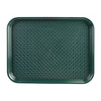 DP214 Kristallon Small Polypropylene Fast Food Tray Green 345mm JD Catering Equipment Solutions Ltd