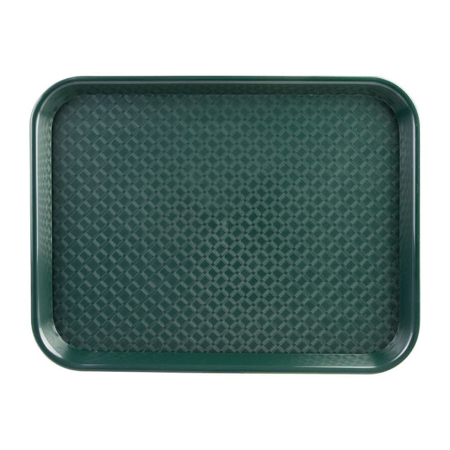 DP214 Kristallon Small Polypropylene Fast Food Tray Green 345mm JD Catering Equipment Solutions Ltd