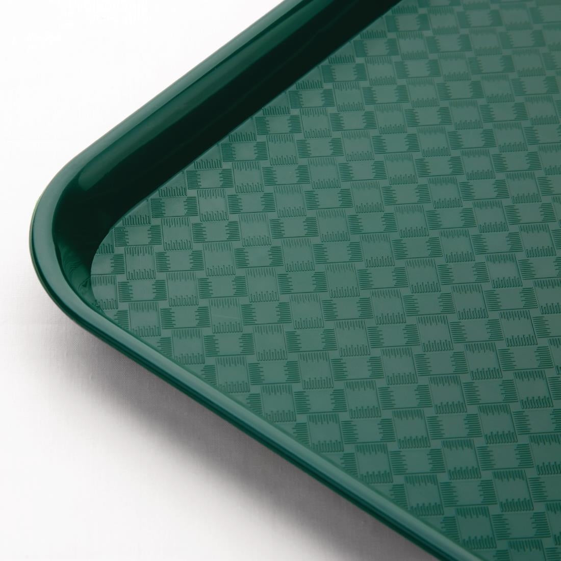 DP214 Kristallon Small Polypropylene Fast Food Tray Green 345mm JD Catering Equipment Solutions Ltd