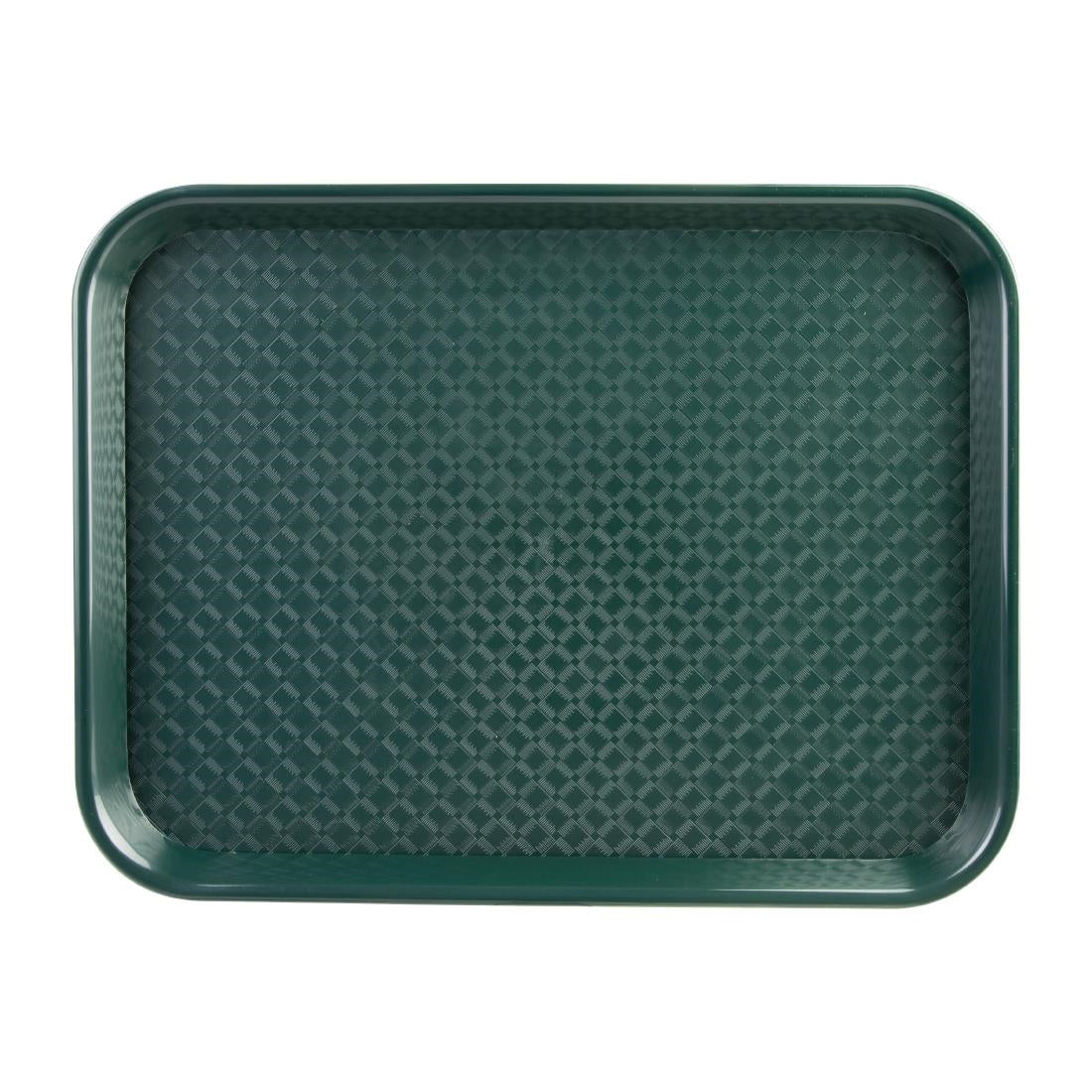 DP214 Kristallon Small Polypropylene Fast Food Tray Green 345mm - JD Catering Equipment Solutions Ltd