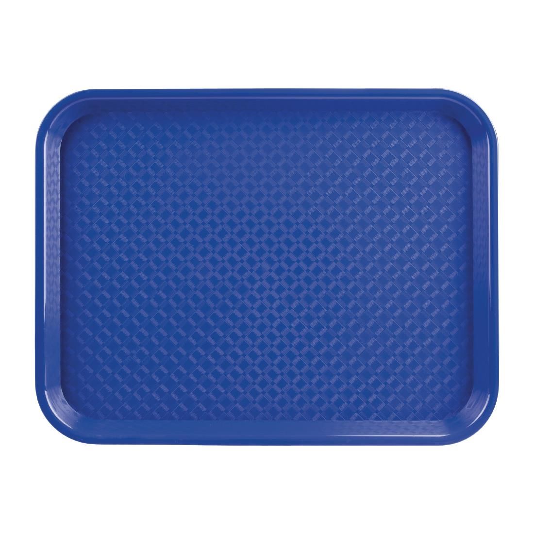DP215 Kristallon Polypropylene Fast Food Tray Blue Small 345mm JD Catering Equipment Solutions Ltd