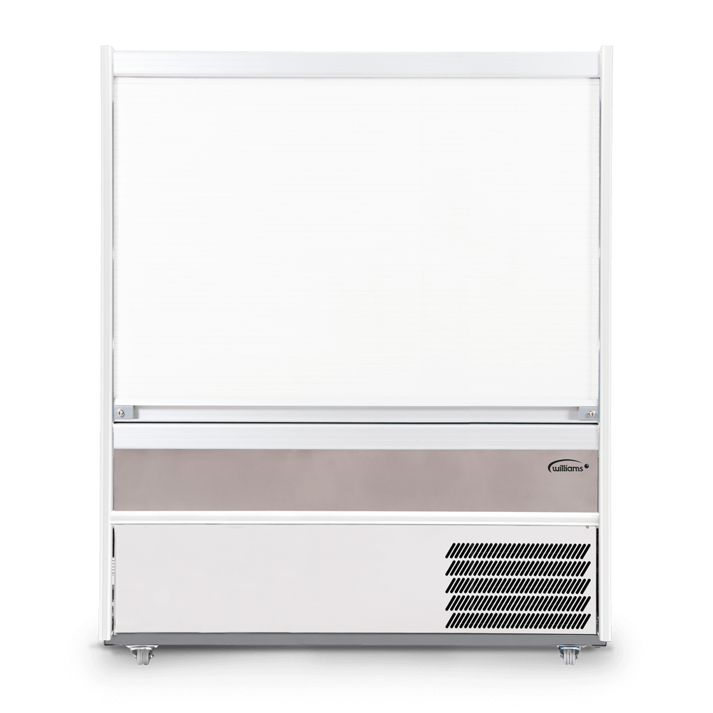 DP478 Williams Slimline Gem Multideck White with Security Shutter Width 1510mm R150-WCS JD Catering Equipment Solutions Ltd
