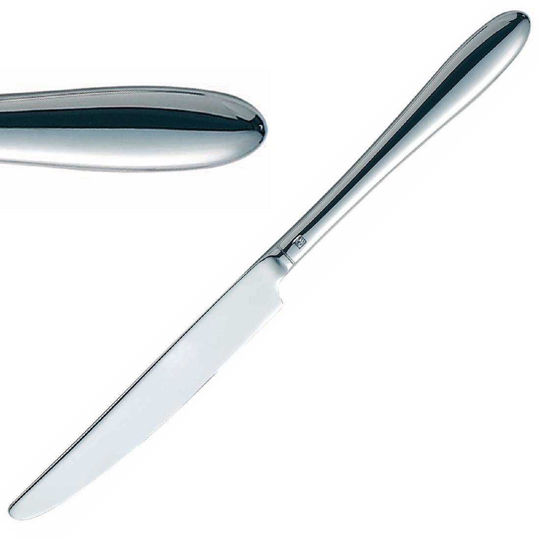 DP567 Chef & Sommelier Solid Handle Lazzo Dinner Knife (Pack of 12) JD Catering Equipment Solutions Ltd