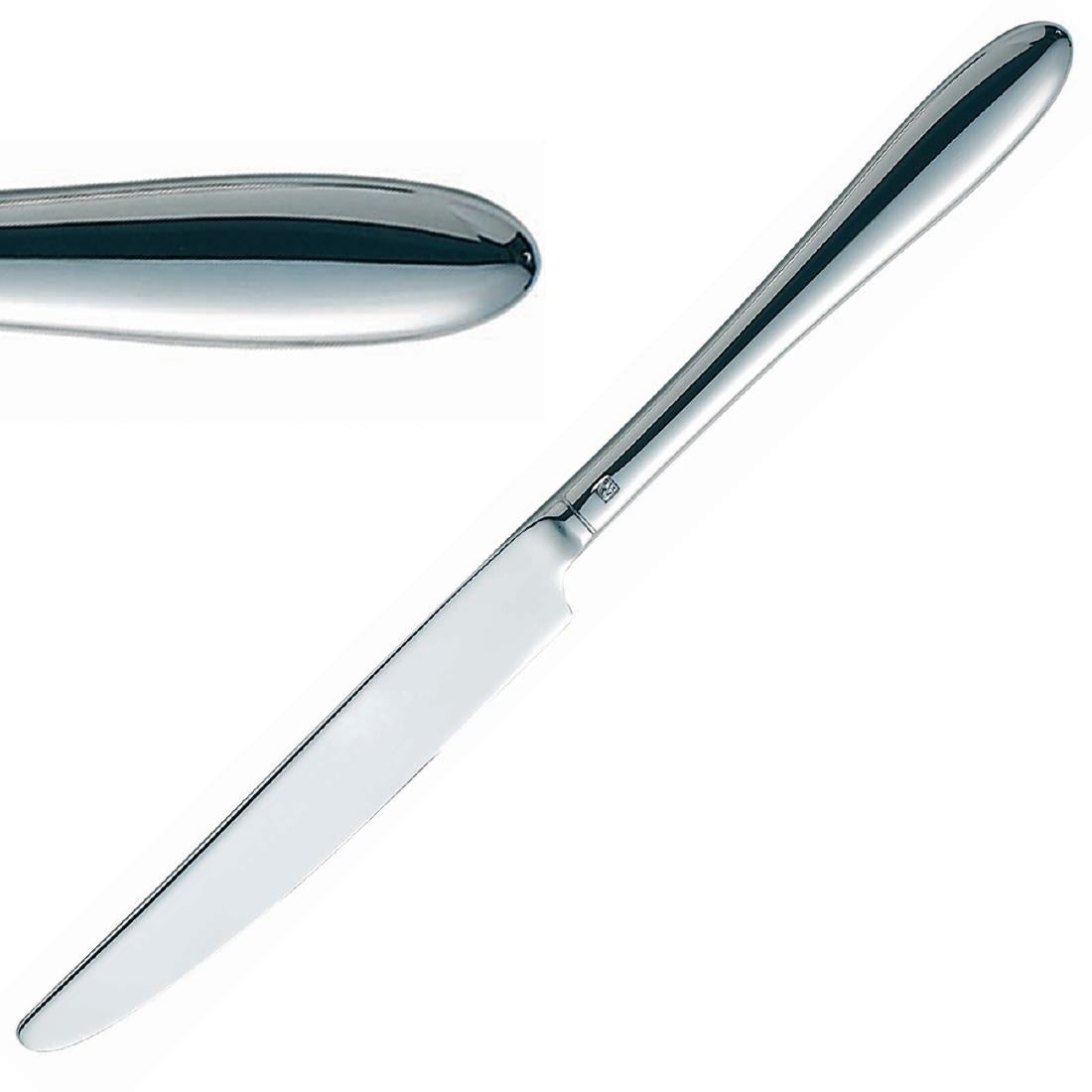 DP567 Chef & Sommelier Solid Handle Lazzo Dinner Knife (Pack of 12) JD Catering Equipment Solutions Ltd