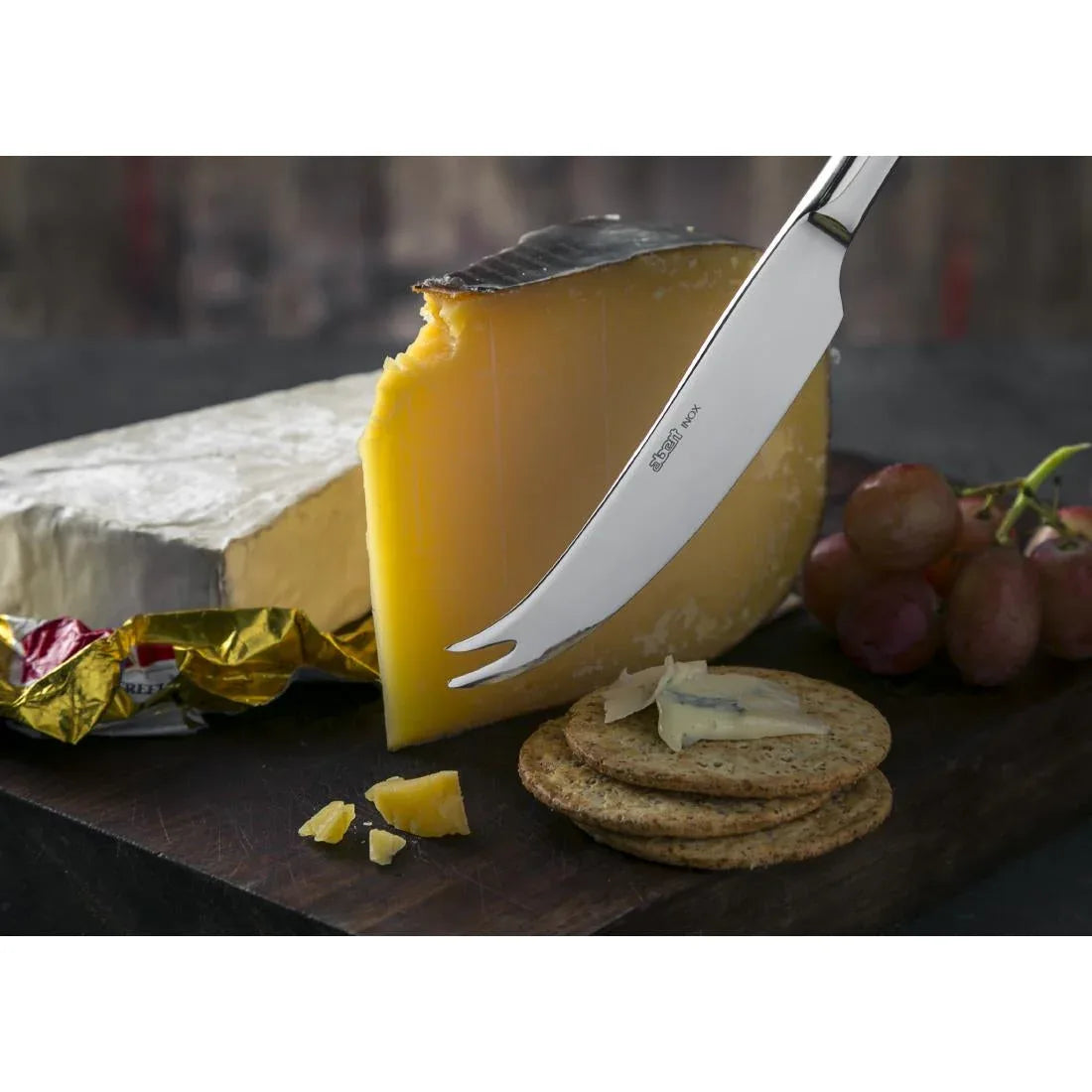 DP898 Abert Coltello Two-Pronged Cheese Knife (Pack of 12) - JD Catering Equipment Solutions Ltd