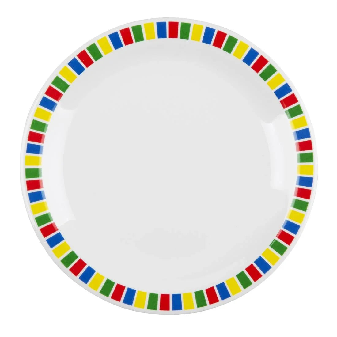 DP980 Kristallon Fairground Melamine Side Plates 160mm (Pack of 12) - JD Catering Equipment Solutions Ltd