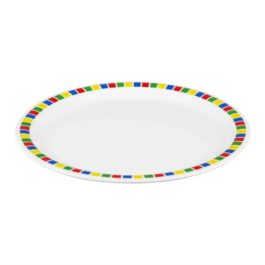 DP981 Kristallon Fairground Melamine Dinner Plates 230mm (Pack of 12) JD Catering Equipment Solutions Ltd