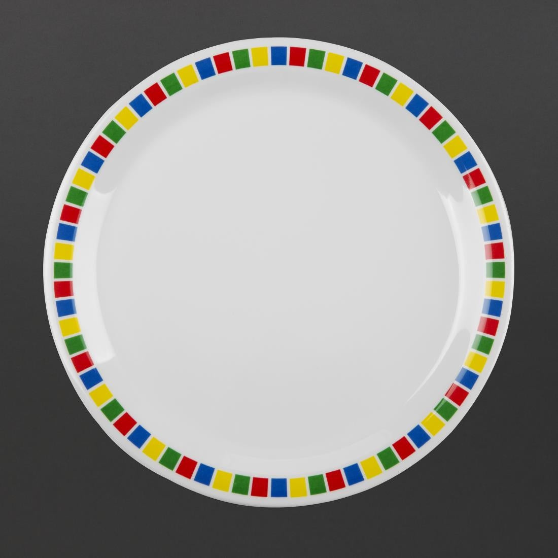 DP981 Kristallon Fairground Melamine Dinner Plates 230mm (Pack of 12) JD Catering Equipment Solutions Ltd