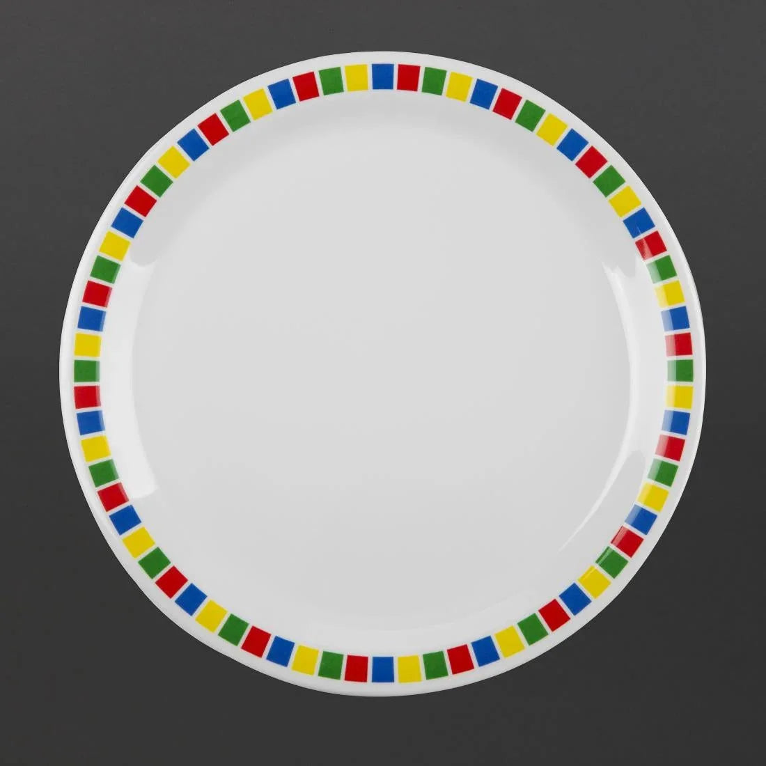 DP981 Kristallon Fairground Melamine Dinner Plates 230mm (Pack of 12) JD Catering Equipment Solutions Ltd