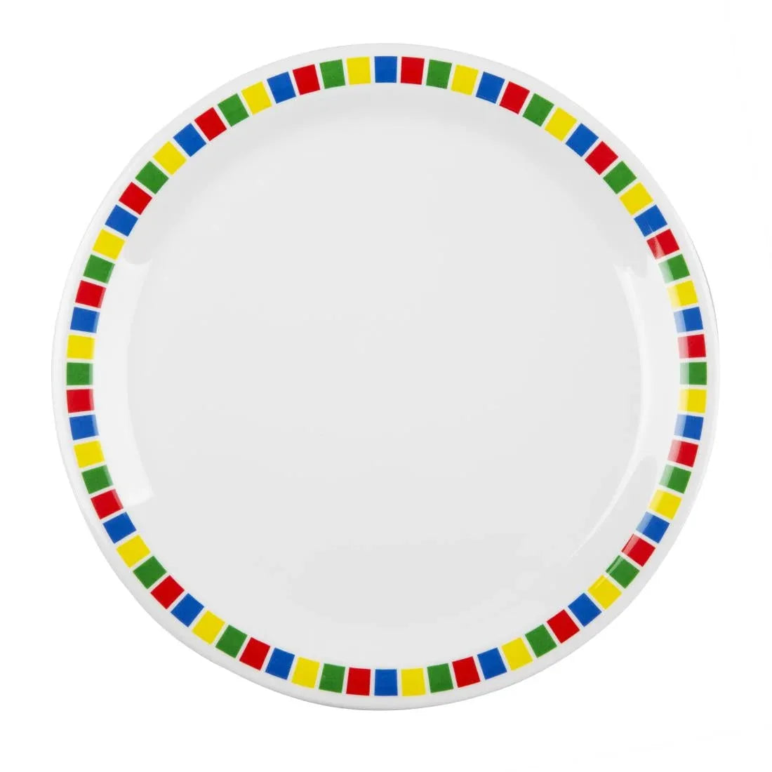 DP981 Kristallon Fairground Melamine Dinner Plates 230mm (Pack of 12) JD Catering Equipment Solutions Ltd