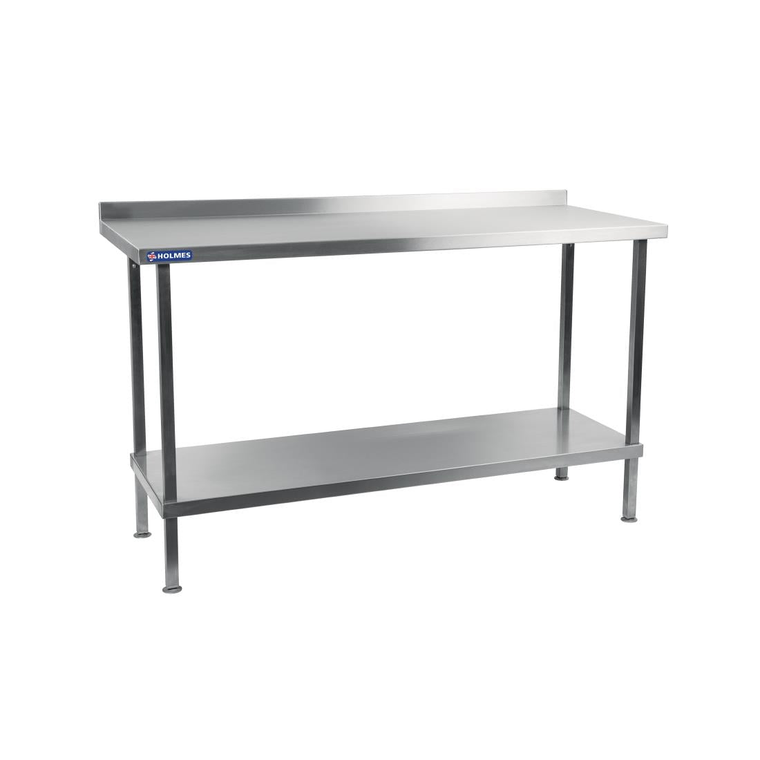 DR022 Holmes Stainless Steel Wall Table with Upstand 1200mm JD Catering Equipment Solutions Ltd
