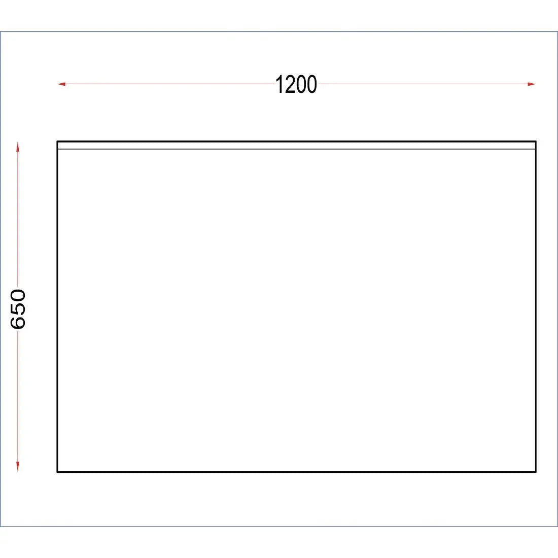 DR029 Holmes Stainless Steel Wall Table with Upstand 1200mm - JD Catering Equipment Solutions Ltd