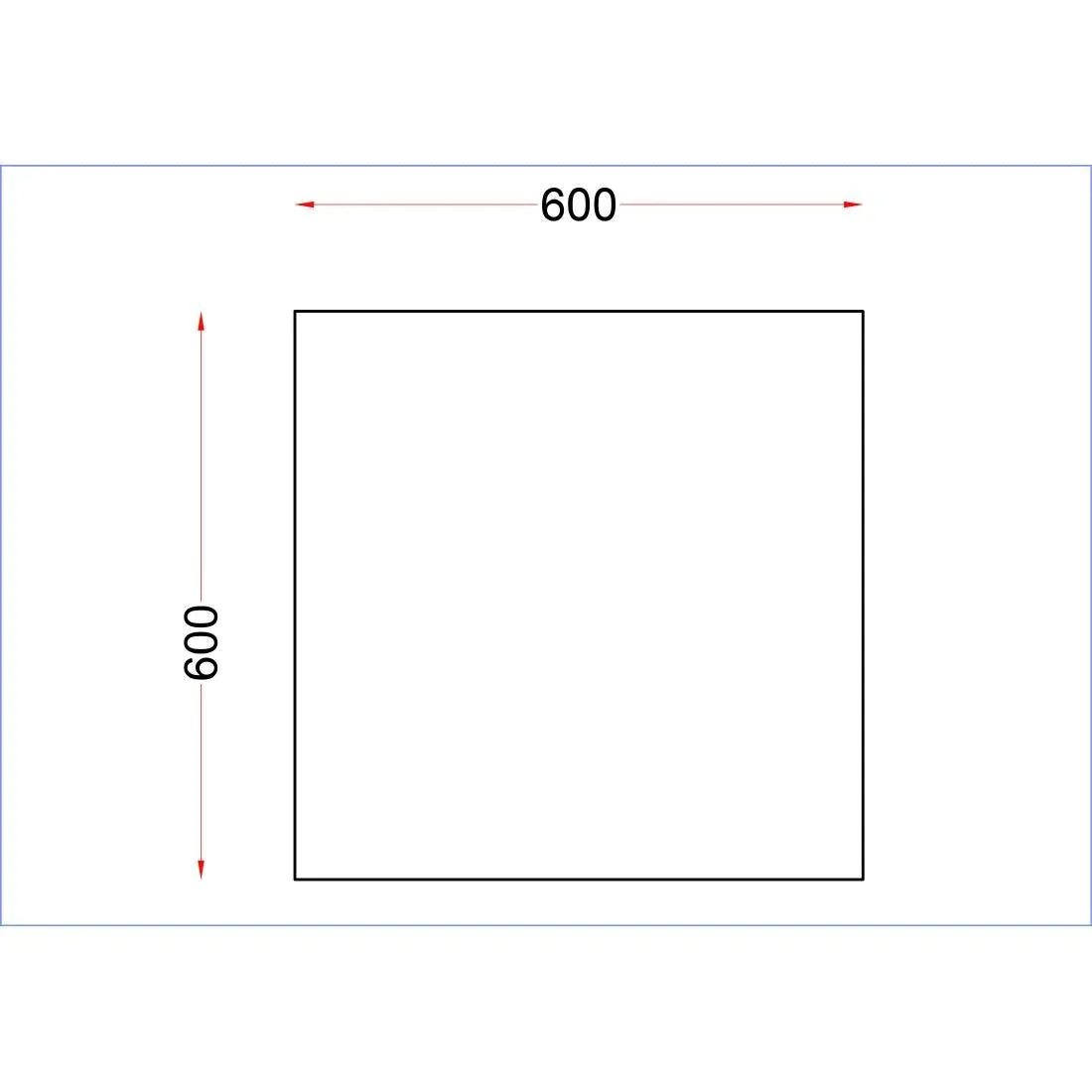 DR041 Holmes Stainless Steel Centre Table 600mm - JD Catering Equipment Solutions Ltd