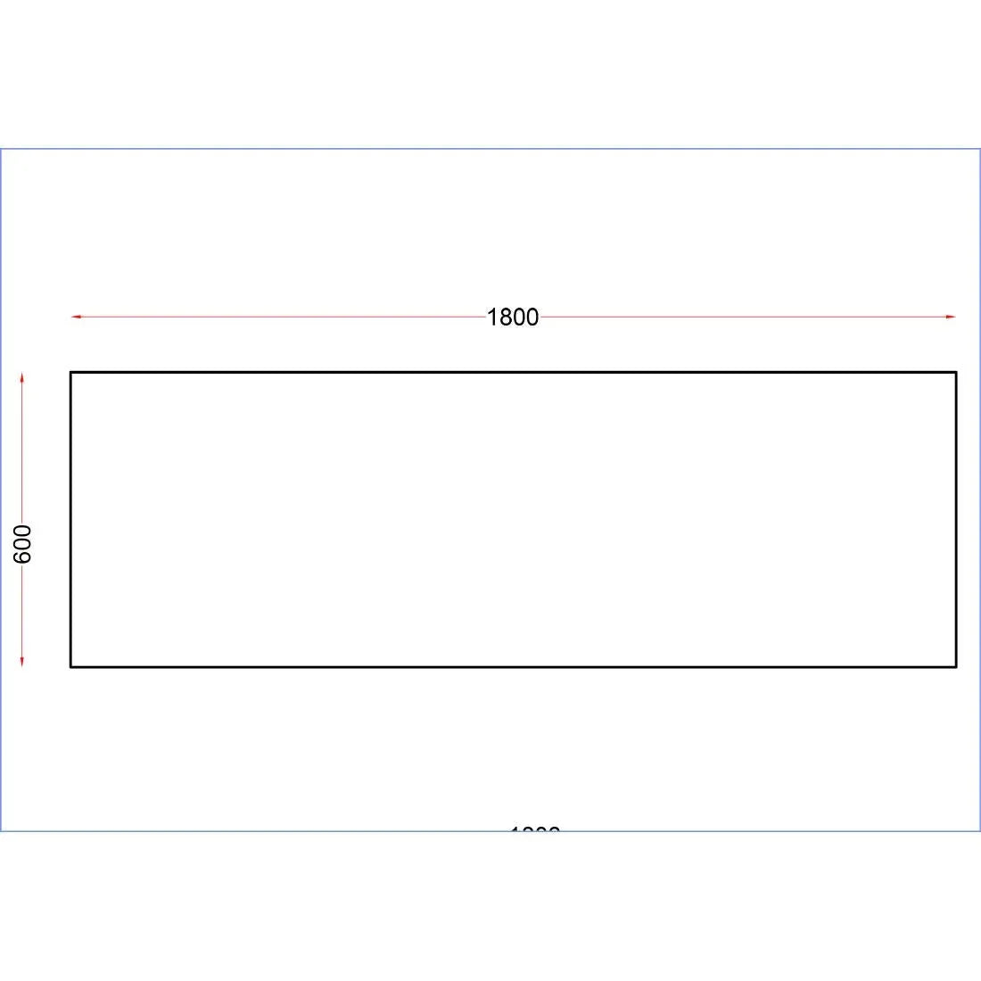 DR045 Holmes Stainless Steel Centre Table 1800mm - JD Catering Equipment Solutions Ltd