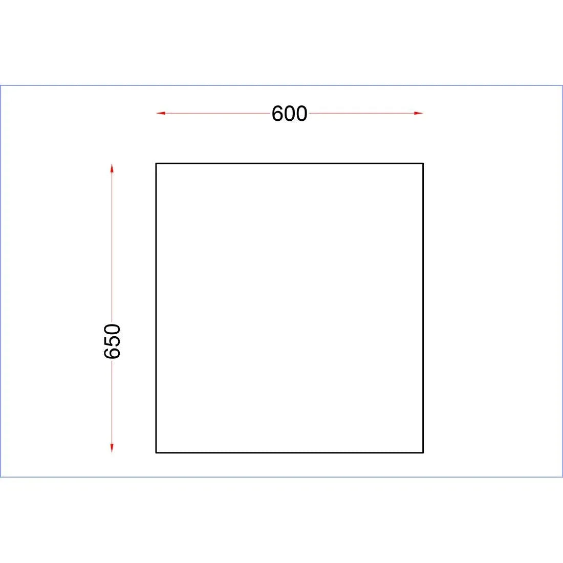 DR048 Holmes Stainless Steel Centre Table 600mm - JD Catering Equipment Solutions Ltd
