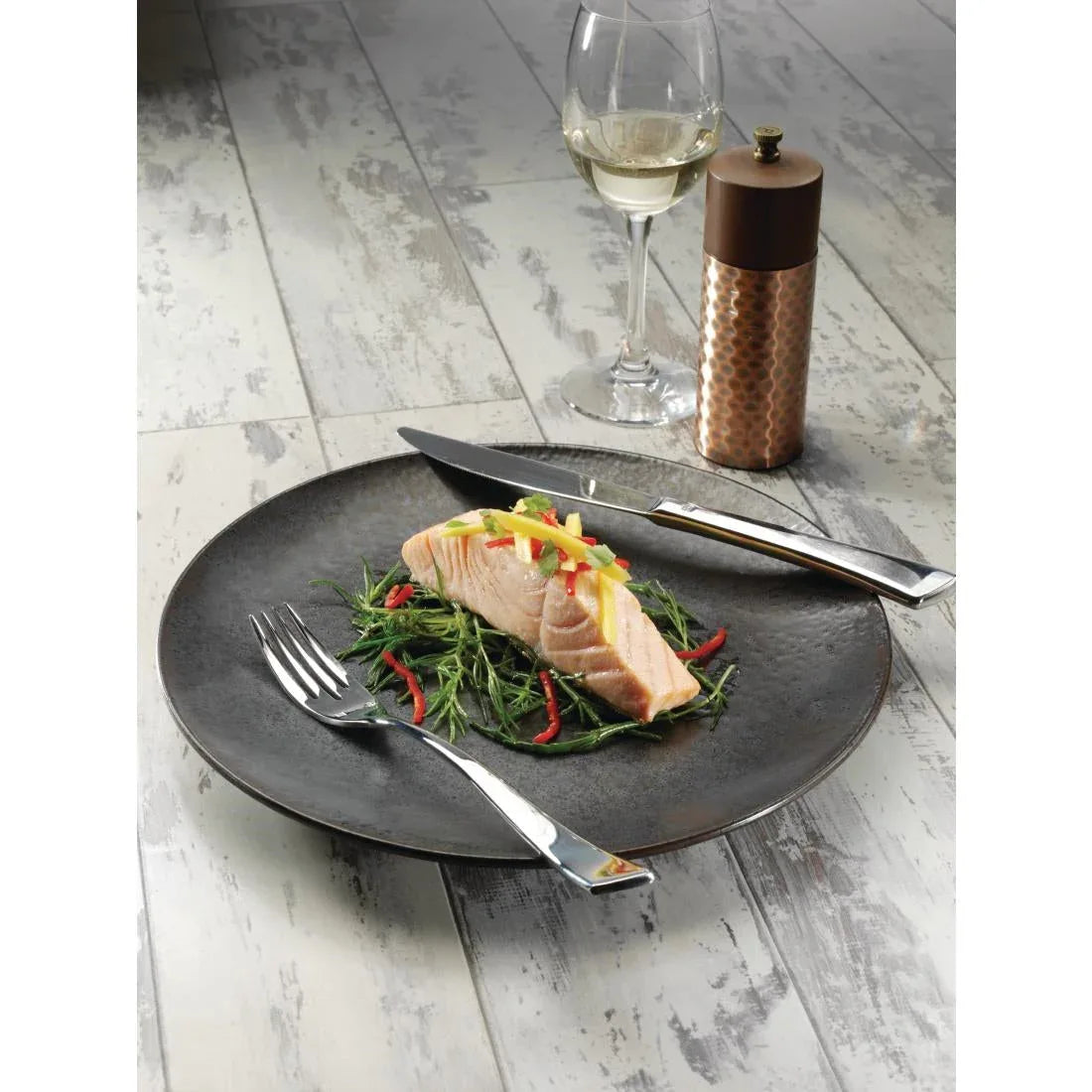 DR088 Olympia Fusion Round Coupe Plate 270mm (Pack of 4) - JD Catering Equipment Solutions Ltd