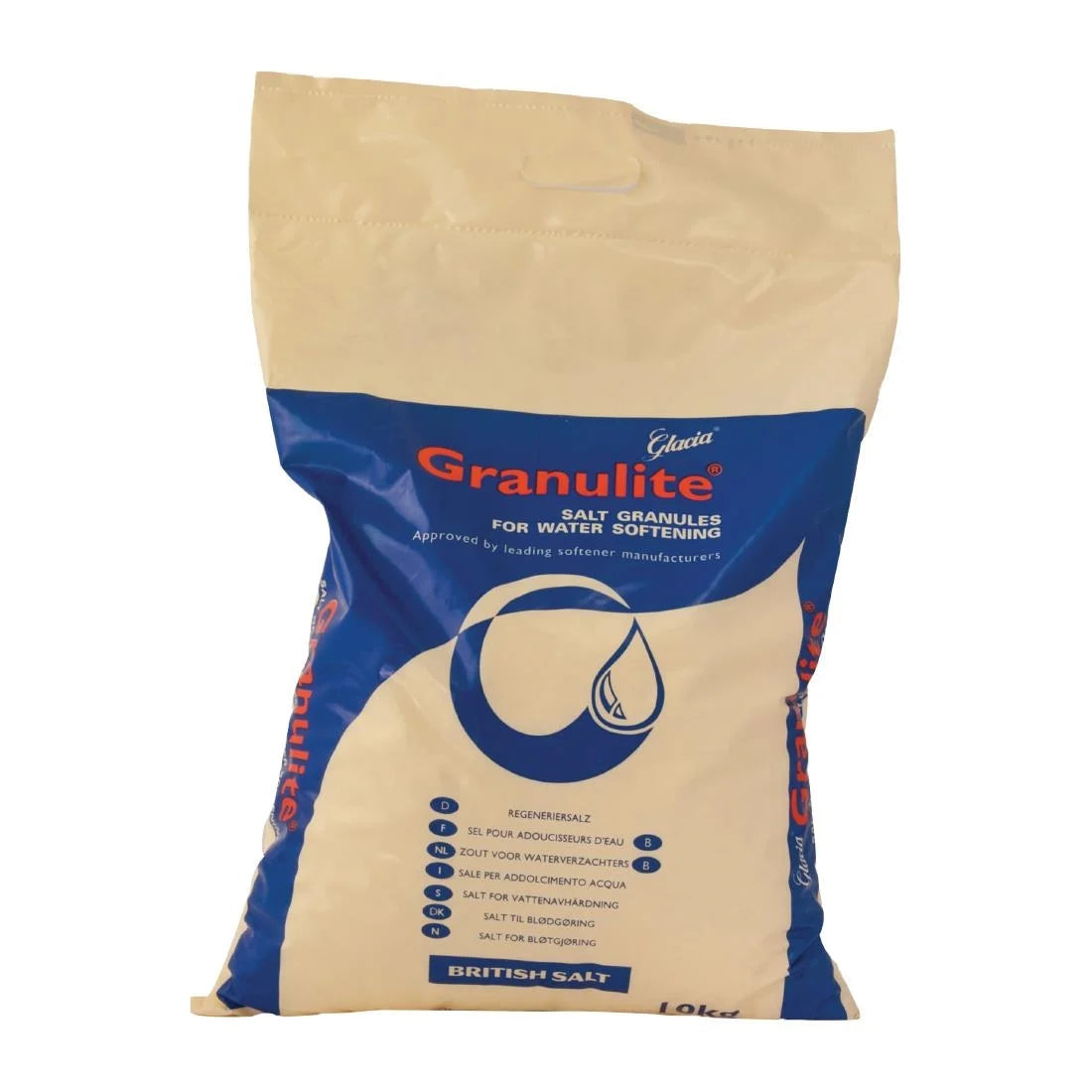 DR297 Granulite Granulated Warewasher Salt 10kg JD Catering Equipment Solutions Ltd