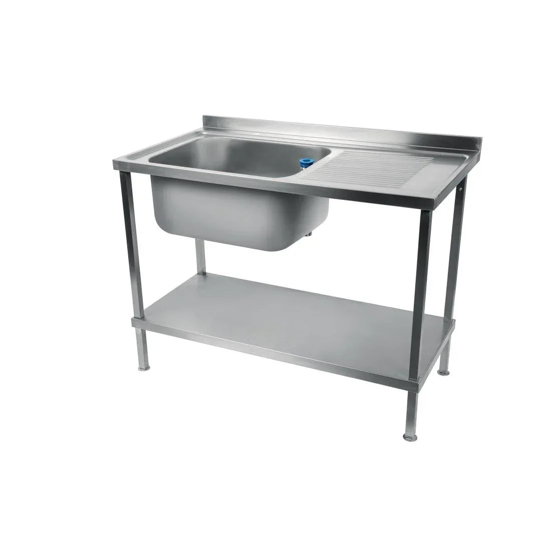 DR388 Holmes Fully Assembled Stainless Steel Sink Right Hand Drainer 1200mm - JD Catering Equipment Solutions Ltd