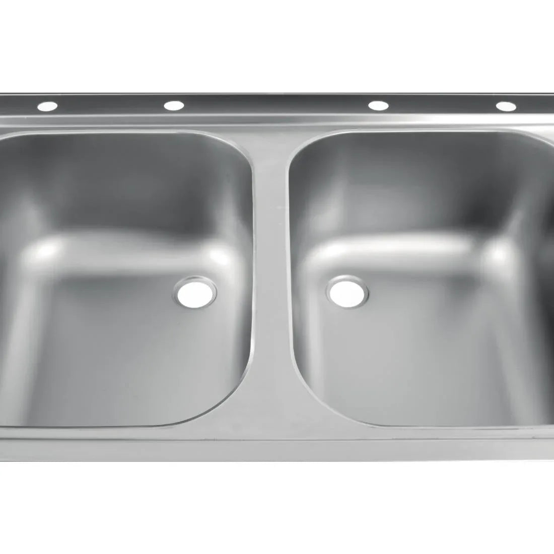 DR393 Holmes Fully Assembled Stainless Steel Sink Left Hand Drainer 1800mm - JD Catering Equipment Solutions Ltd