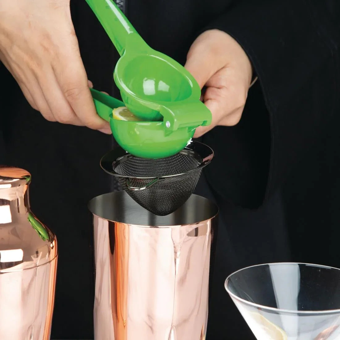 DR621 Olympia Mesh Strainer Gunmetal JD Catering Equipment Solutions Ltd