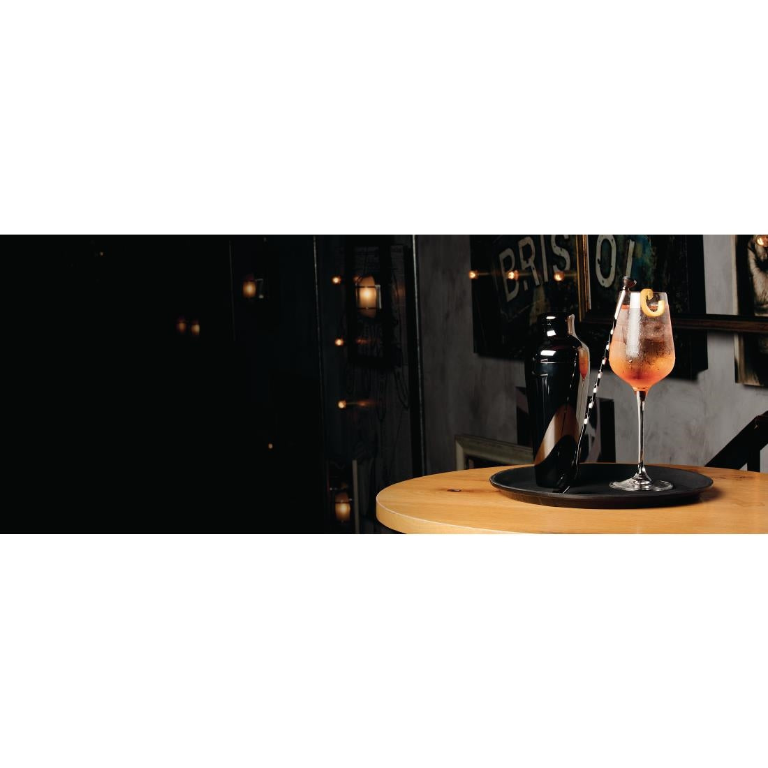 DR628 Olympia French Cocktail Shaker Gunmetal JD Catering Equipment Solutions Ltd