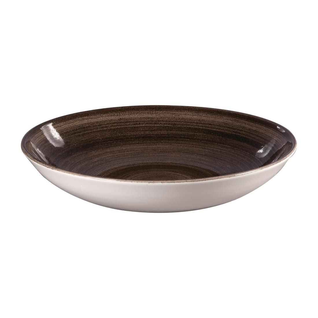 DR654 Churchill Stonecast Patina Coupe Bowls Black 248mm (Pack of 12) JD Catering Equipment Solutions Ltd