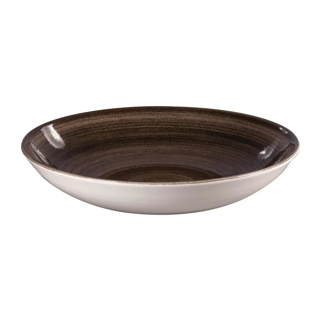 DR654 Churchill Stonecast Patina Coupe Bowls Black 248mm (Pack of 12) - JD Catering Equipment Solutions Ltd