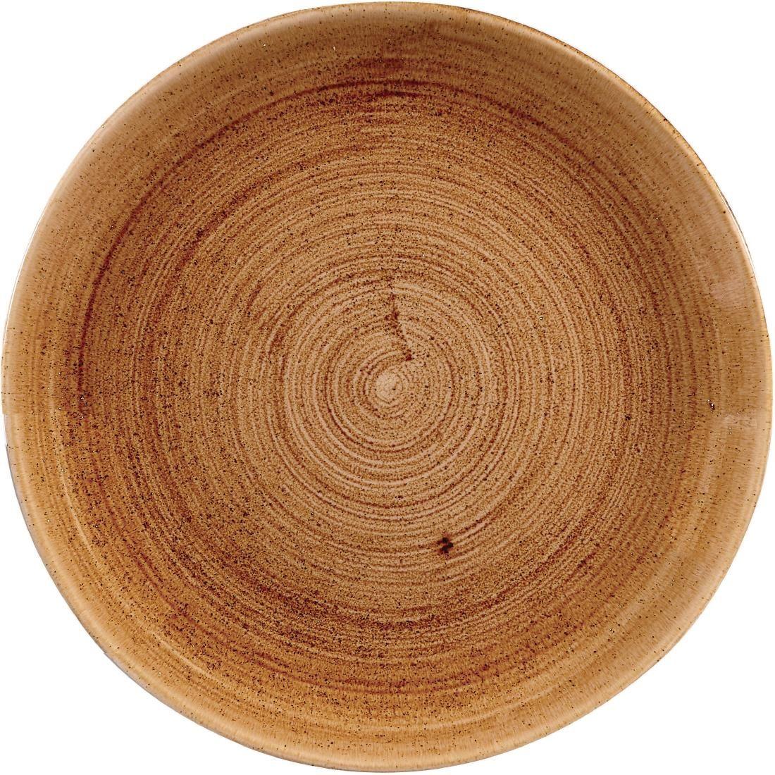 DR661 Churchill Stonecast Patina Coupe Plates Vintage Copper 260mm (Pack of 12) - JD Catering Equipment Solutions Ltd