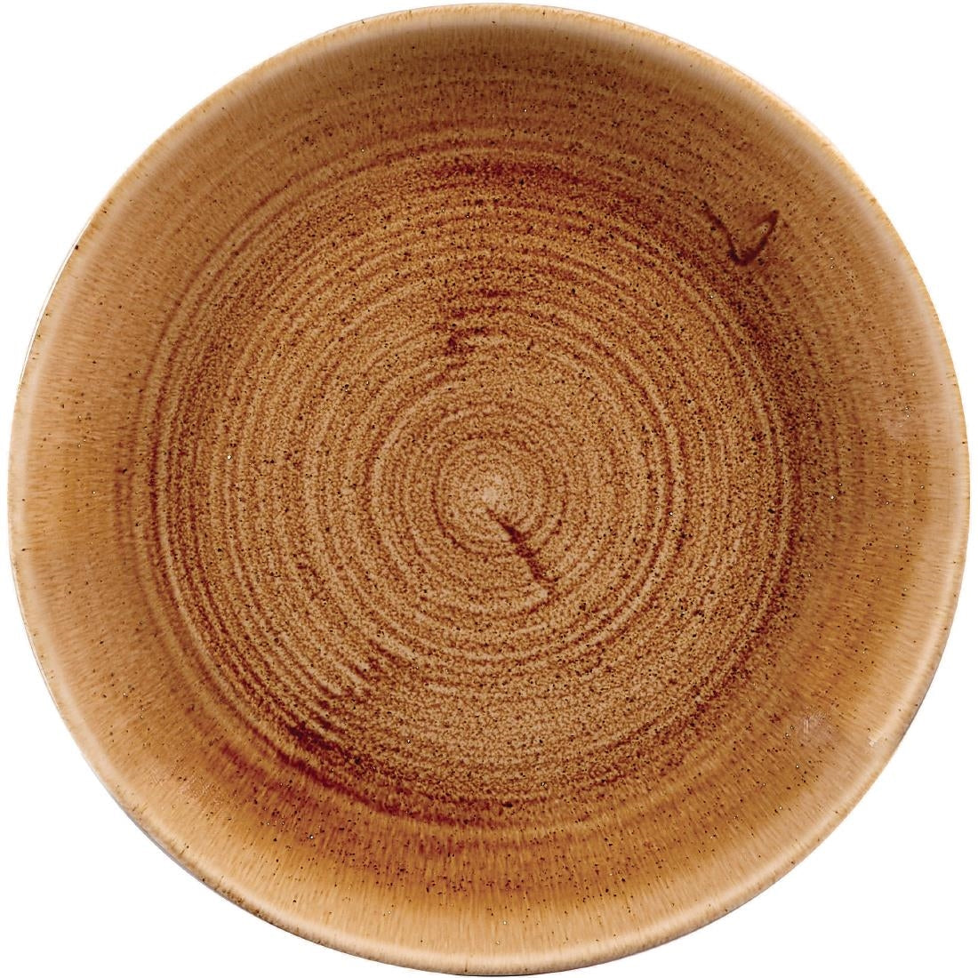 DR663 Churchill Stonecast Patina Coupe Plates Vintage Copper 165mm (Pack of 12) JD Catering Equipment Solutions Ltd