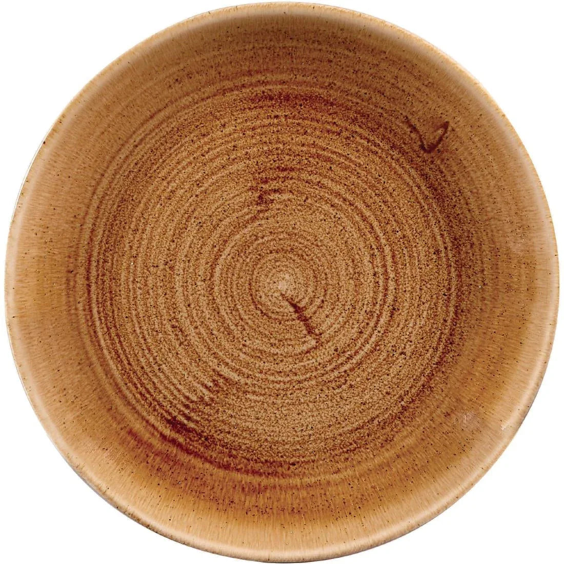 DR663 Churchill Stonecast Patina Coupe Plates Vintage Copper 165mm (Pack of 12) - JD Catering Equipment Solutions Ltd